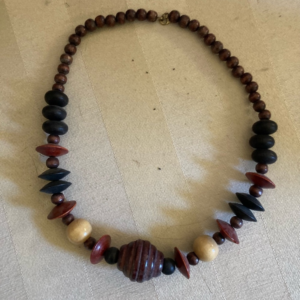 Bundle 5, get 20% off! - 9” wooden bead necklace